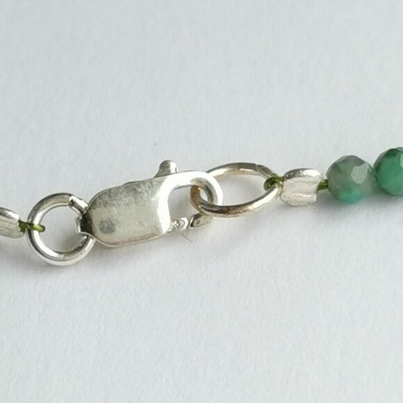 African Turquoise faceted bead  necklace NEW - Picture 5 of 6